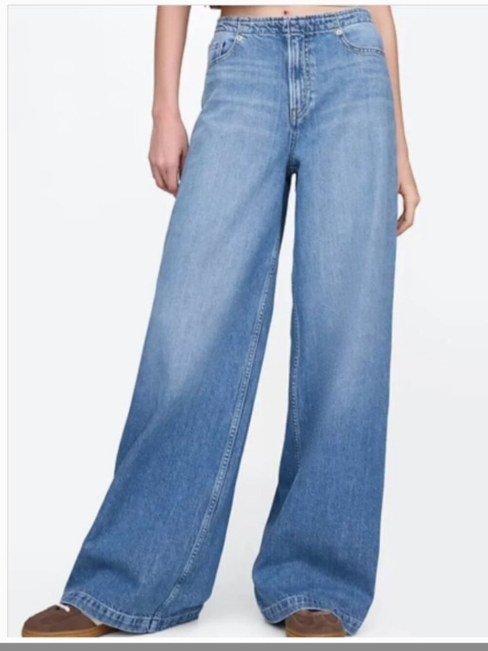 EUC Gap Baggy Mid-Rise Ultrasoft Denim, Sz - 30/10P